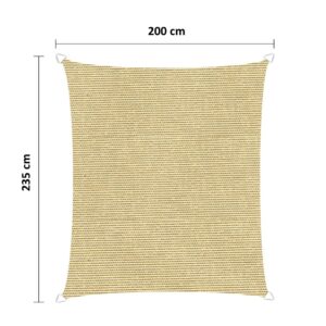 Beige BW 200 x 235 cm