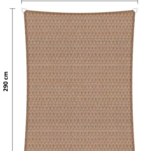 Schaduwdoek 165 x 290 cm HDPE camel