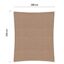 Schaduwdoek 250 x 150 cm HDPE camel