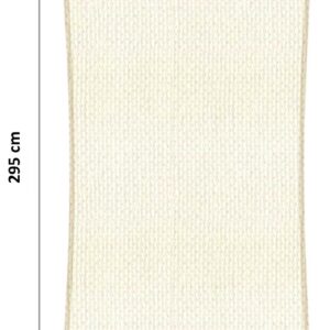 Schaduwdoek 185 x 295 cm HDPE crème