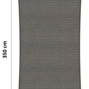 Schaduwdoek 180 x 350 cm HDPE grijs
