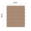 Harmonicadoek 190 x 290 cm camel