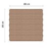 Harmonicadoek 285 x 255 cm camel