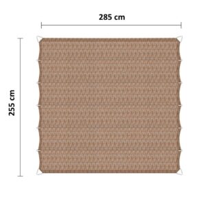 Harmonicadoek 285 x 255 cm camel