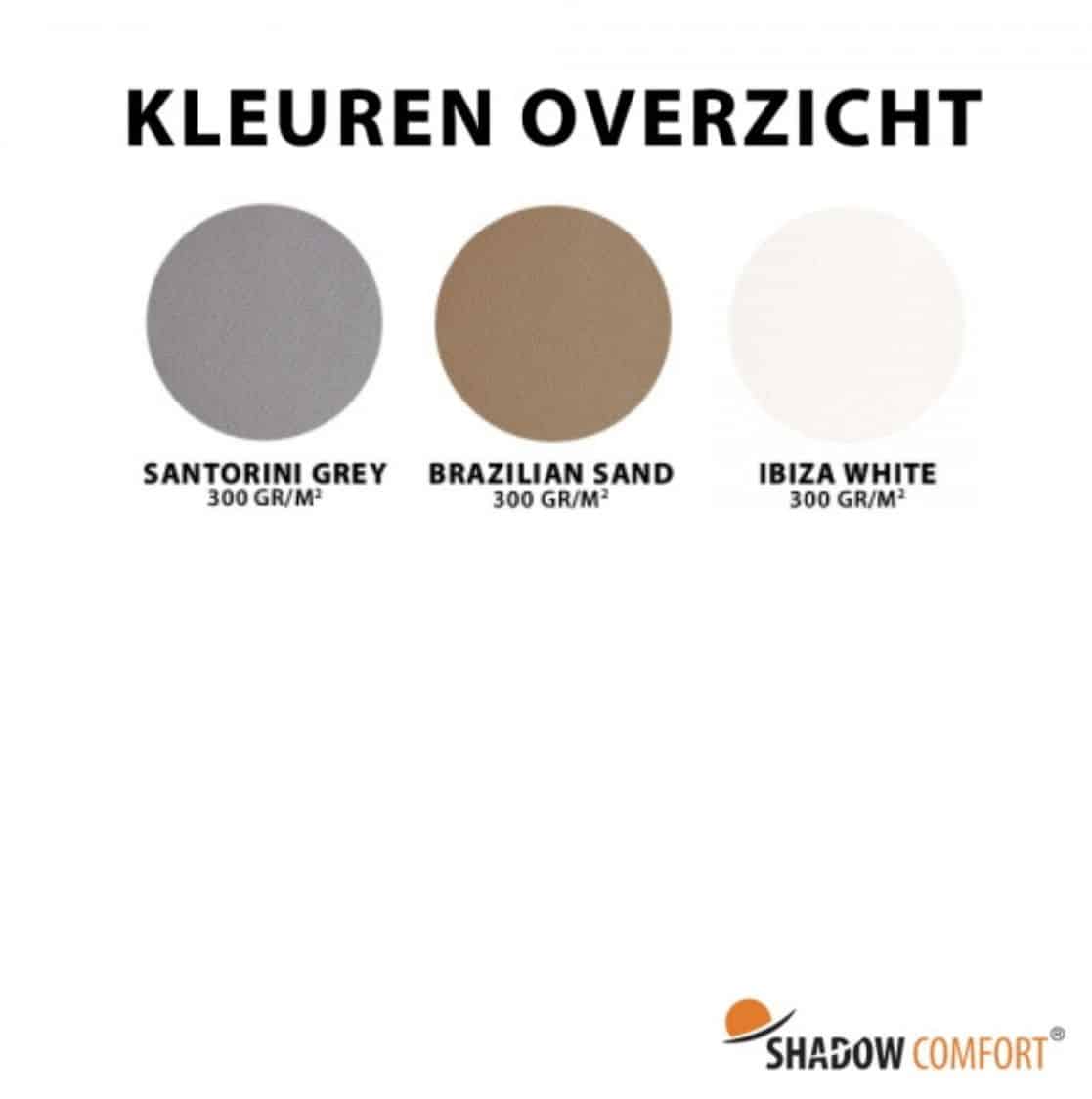 Shadow Comfort WP driehoek 3x3x3 Santorini grey - Afbeelding 3