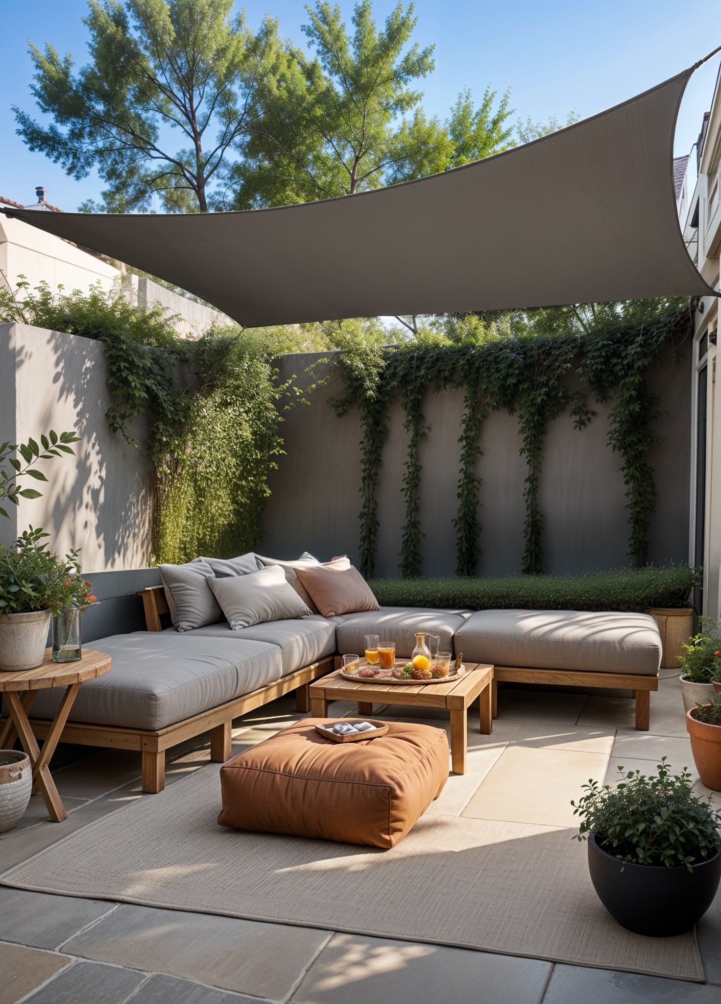 Shadow Comfort driehoek 3x3.5x4 Cool Grey - Afbeelding 7