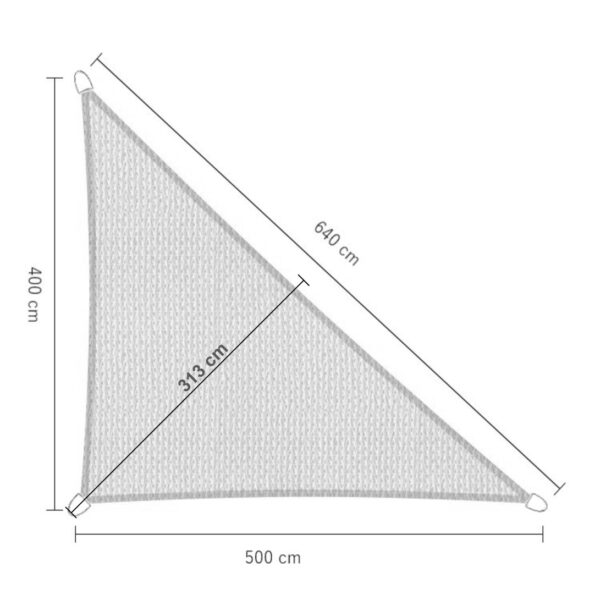 Smart driehoek 400x500x640 hoogte