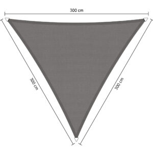 Shadow Comfort WP driehoek 3x3x3 Santorini grey