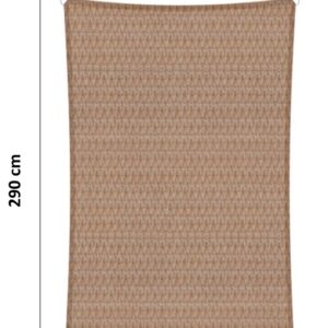 Schaduwdoek 130 x 290 cm HDPE zand